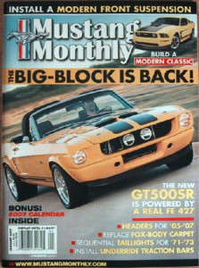 MUSTANG MONTHLY 2007 JAN - 427FE GT500, 428SCJ MACH 1, BOSS 302